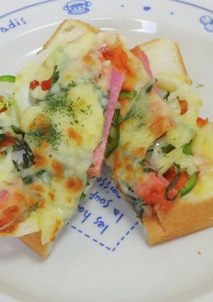 赤てんのピザトースト-レシピのメイン写真