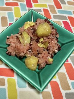 超簡単☆栗の赤飯♪♪-レシピのメイン写真