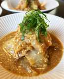 簡単♪鯛の胡麻味噌タレ漬け。鯛茶漬け
