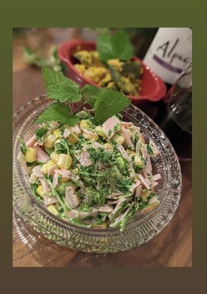 豆苗再生栽培〜簡単豆苗マヨサラダ-レシピのメイン写真