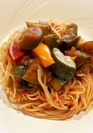 リメイク☆ラタトゥイユでパスタ-レシピのメイン写真