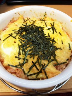 即席!パスタソースで明太チーズドリア-レシピのメイン写真