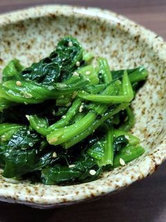 冷凍ほうれん草の胡麻和え-レシピのメイン写真