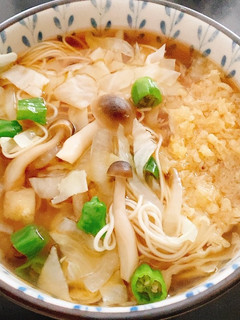 あったか、野菜と揚げ玉のにゅうめん-レシピのメイン写真