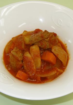 ごぼうと豚肉の和風トマト煮-レシピのメイン写真