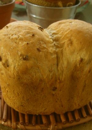 ＨＢさっくり！全粒紛ピーカンナッツ食パン-レシピのメイン写真