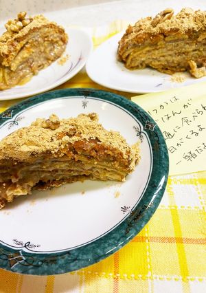 和風ミルクレープ　　　　お米トレーニング-レシピのメイン写真