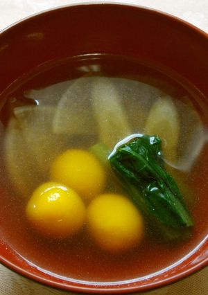かぼちゃの団子汁-レシピのメイン写真