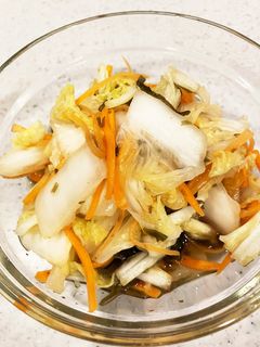 塩昆布でラク旨っ!白菜の浅漬け-レシピのメイン写真