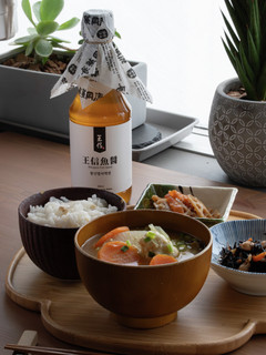 魚醤で作る味噌けんちん汁です。-レシピのメイン写真