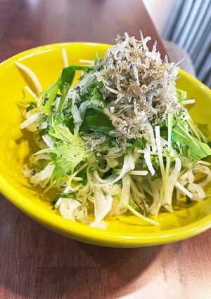 ごま油香る★大根と水菜と大葉じゃこサラダ-レシピのメイン写真