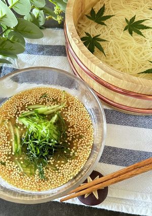 【味噌つゆそうめん】そうめんアレンジ-レシピのメイン写真