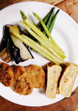 野菜のソテー！塩、オリーブオイル-レシピのメイン写真