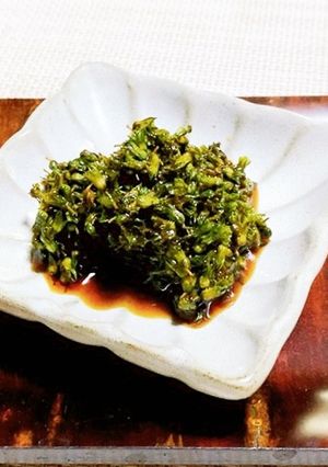 シソの実の酢醤油漬け(柿の神髄)-レシピのメイン写真