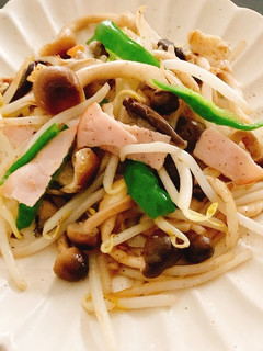 ハムと野菜のシンプル炒め-レシピのメイン写真