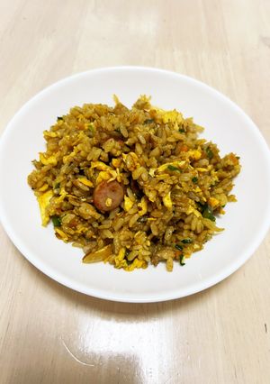 カレーチャーハン-レシピのメイン写真