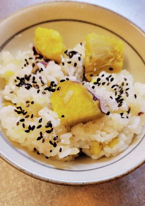 圧力鍋で簡単♪さつまいもご飯※炊飯器でも-レシピのメイン写真