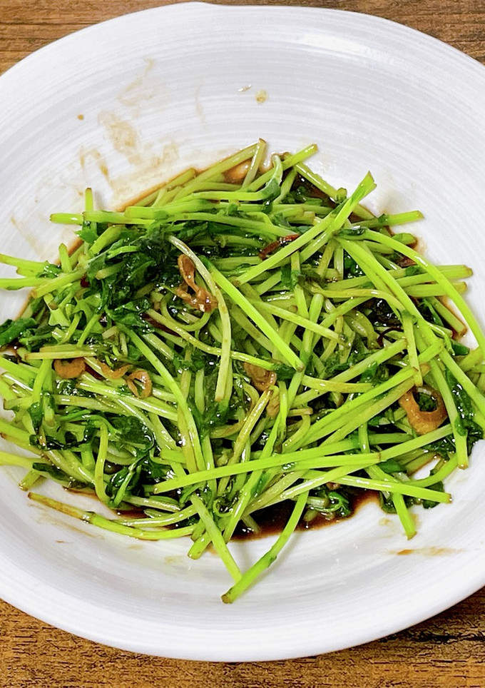豆苗の青菜炒め-レシピのメイン写真