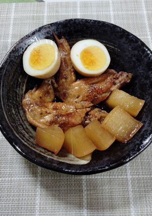 手羽先と大根のコーラ煮-レシピのメイン写真