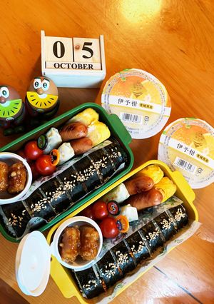 高一長女　お弁当(キンパ16)-レシピのメイン写真