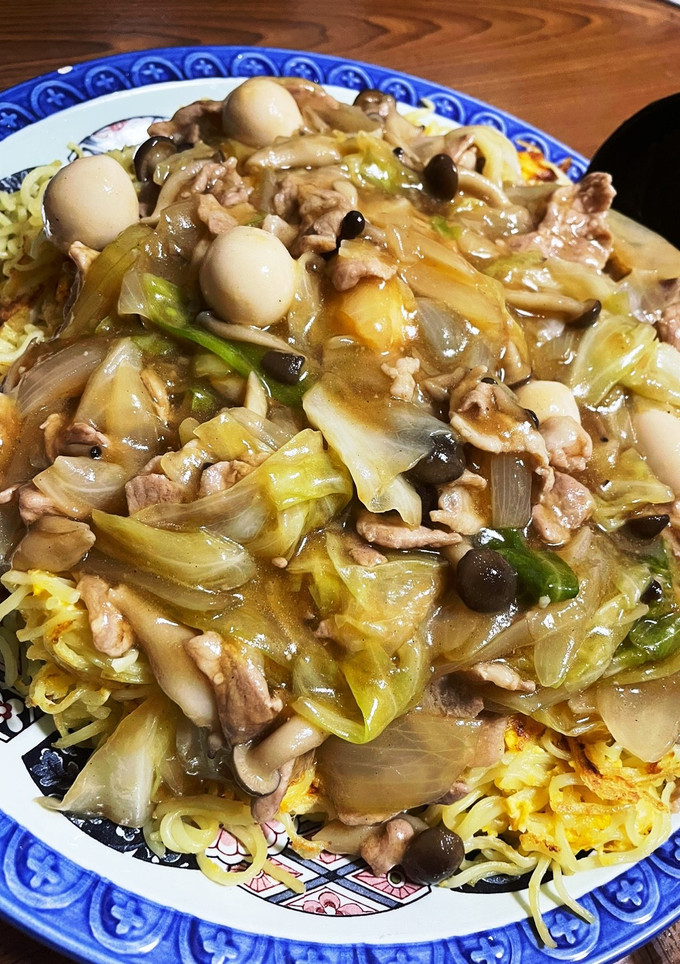 あんかけ焼きそば！大量！簡単-レシピのメイン写真