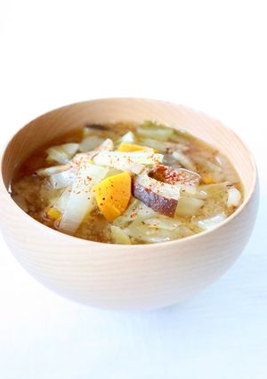 野菜たっぷり【旨味野菜のお味噌汁】-レシピのメイン写真