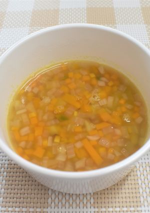 【離乳食中期】やさいたっぷりスープ-レシピのメイン写真