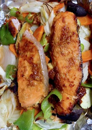 残り物野菜でちゃんちゃん焼き風-レシピのメイン写真