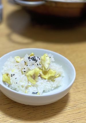焼き栗のごはん: vegan-レシピのメイン写真