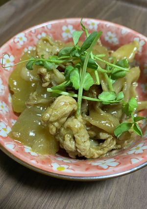 冬瓜と豚こまのカレー煮-レシピのメイン写真