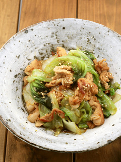 豚、レタスの中華風和え-レシピのメイン写真