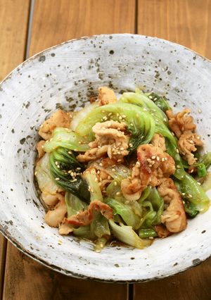 豚、レタスの中華風和え-レシピのメイン写真
