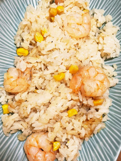 大粒エビとコーンの簡単ピラフ-レシピのメイン写真