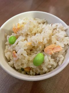 鮭の炊き込みご飯-レシピのメイン写真