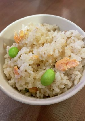 鮭の炊き込みご飯-レシピのメイン写真