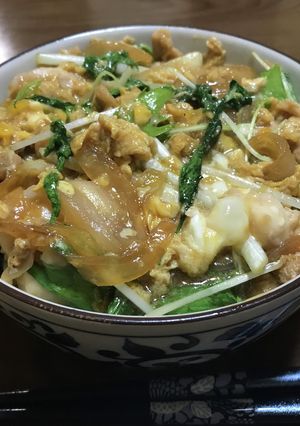 エバラすき焼きのたれで作る親子丼-レシピのメイン写真