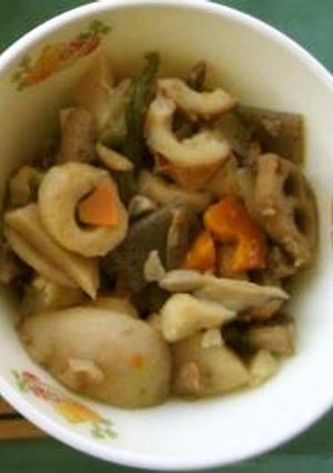 筑前煮（学校給食レシピ）-レシピのメイン写真