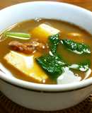 SDGs　美味しい小豆の煮汁のお味噌汁