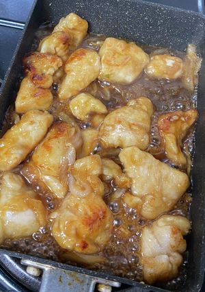 お弁当用 むね肉のガリバタ-レシピのメイン写真