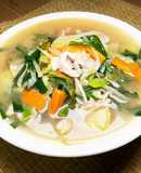 Wスープ（味覇、鶏系＋海鮮系）タンメン