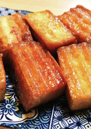 厚揚げの甘辛焼き-レシピのメイン写真