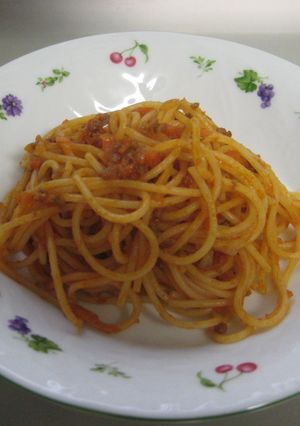 大好評!ミートスパゲティー-レシピのメイン写真