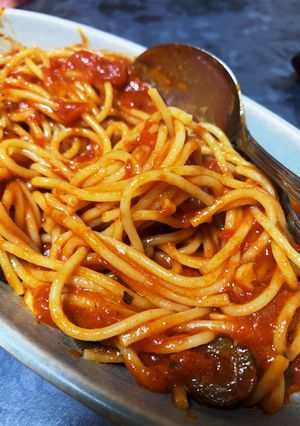 フライパンとトマト缶で作るプッタネスカ-レシピのメイン写真