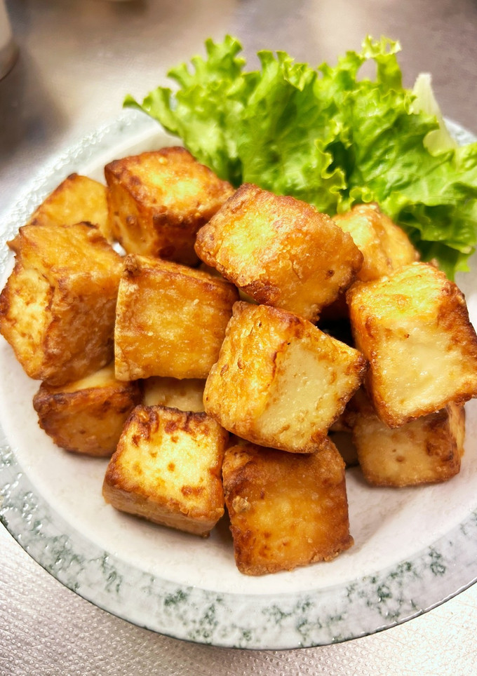 厚揚げの揚げない唐揚げ。カリカリもちもち-レシピのメイン写真