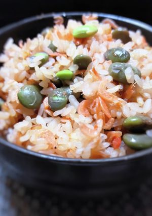 枝豆と小エビの炊き込みご飯-レシピのメイン写真