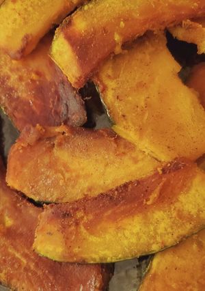 ほくほく焼きかぼちゃ(こだわり)-レシピのメイン写真