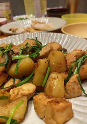 鳥じゃがバター醤油炒め-レシピのメイン写真