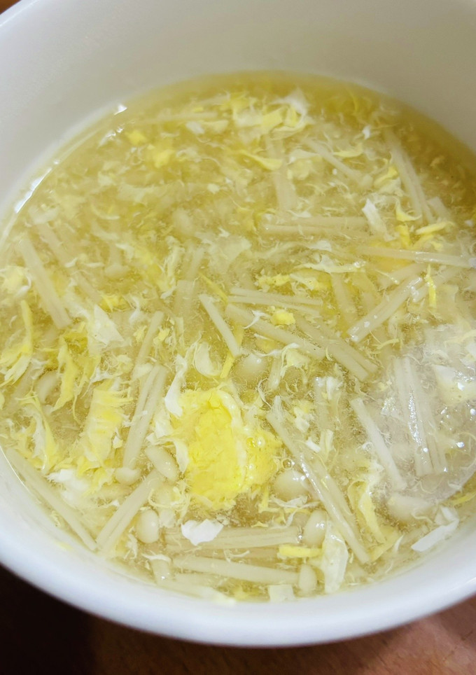 卵とえのきだけのスープ-レシピのメイン写真