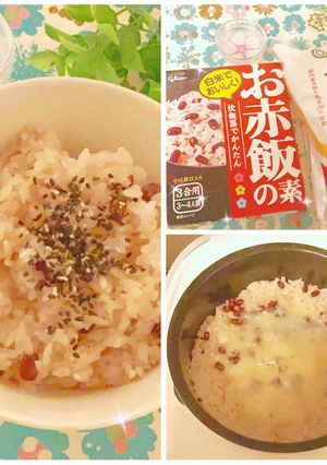 もち米不要！切り餅でお赤飯＆おこわ-レシピのメイン写真