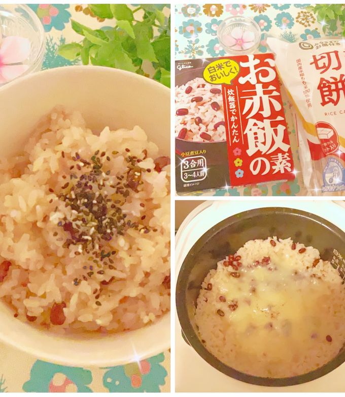 もち米不要!切り餅でお赤飯&おこわ-レシピのメイン写真